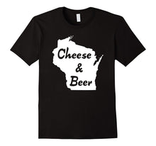 "Cheese & Beer - Wisconsin" Old Fashion Wisco Brew T-Shirt