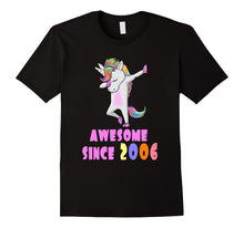 Awesome Since 2006 Birthday Girl Unicorn Dab Tshirt
