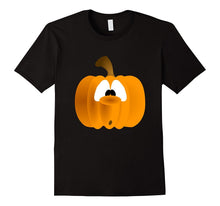 Big Huge Silly Pumpkin Face Halloween T-Shirt