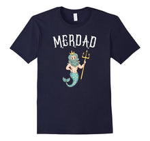 Merdad TShirt Father of a Mermaid Birthday TShirt