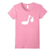 Stork Baby Emoji Shirt for Expecting Parent Mom Dad New Born