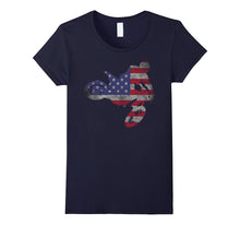 Dirt Bike American Flag T-Shirt | Motocross Enduro Shirt