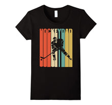 Classic Vintage Retro Hockey Dad Funny Tshirt for Men
