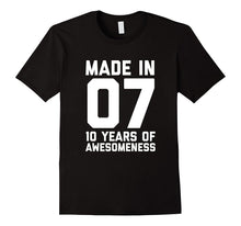10th Birthday Shirt Gift Age 10 Year Old Boy Girl Tshirt Tee