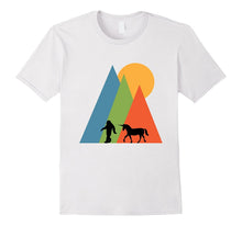 Bigfoot Unicorn Mountain and Sun T Shirt Hidden Creatures