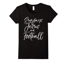 Sundays Are for Jesus and Football Vintage Christian Shirt