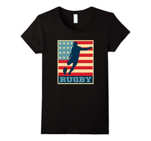 American Flag Rugby Shirt Vintage and Retro Rugby Tee