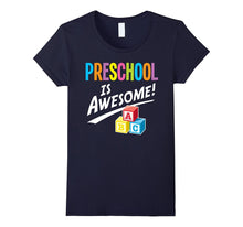 School Teacher Shirt Preschool Is Awesome ABC Blocks Tee