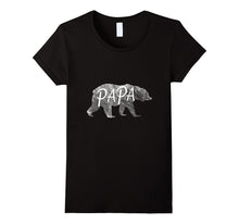 Papa Bear T-Shirt for Dad, Best Dad Camping Shirt