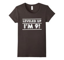 Leveled Up! Happy 9th Nine Birthday Boy T-Shirt T Shirt Tee