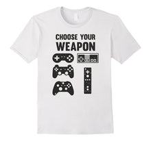 Choose Your Weapon Distressed Video Gamer T-Shirt