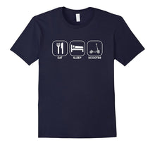 Eat Sleep Scooter T-Shirt Funny Stunt Casual Unisex Top Tee
