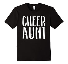 Cheer Aunt T Shirt for Proud Auntie of Cheerleaders Sports