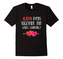 11th Anniversary Shirt 4,015 Days Together Who's Counting?