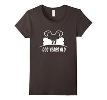 77 Dog Years Old T-Shirt Funny 11th Birthday Gift