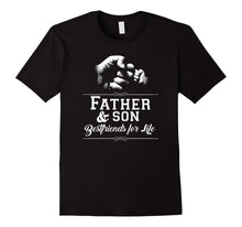 Mens Father Son Friends Fist Bump TShirt Dad Father's Day Family