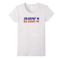 Latitude and Longitude of Gainesville Florida T-Shirt