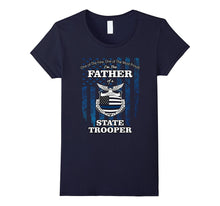 State Police Badge - Proud State Trooper Dad