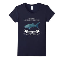 Be Yourself Whale Shark T-Shirt Cute Funny Zoo Animal