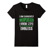 Currently Unsupervised Shirt Funny Sarcastic Humor Adult Tee