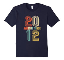 Awesome Since 2012 T-Shirt 5 Yrs Old Bday 5th Birthday Tee