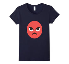 Angry Emoji T-Shirt Mad Upset Evil Red Steaming Pissed Off
