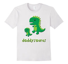 Daddysaurus Shirt Cute Dinosaur Dad Fathers Day Gift Kid Son