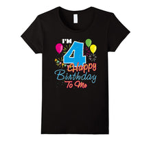 4th Birthday Gift I'm 4 Years Old Happy Birthday to Me Shirt