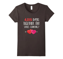 11th Anniversary Shirt 4,015 Days Together Who's Counting?