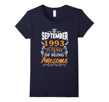 24th Birthday Awesome September 1993 T-Shirt, Birthday Gift