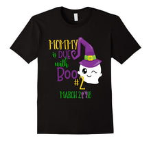 Halloween Shirt Kids Pregnant Mommy Due Boo 2 March 2018