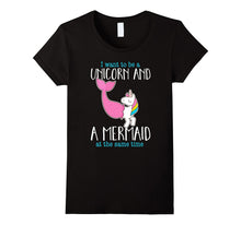 Half Mermaid Half Unicorn Fantasy Fairy Tale Mythical TShirt