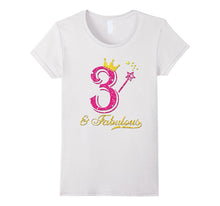 3rd Birthday Girl Fabulous Princess Shirt