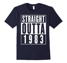 Straight Outta 1983 T-Shirt - Funny 34th Birthday Gift