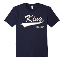 60th Birthday Gift Shirt King Since 1957 60 Years Old Tshirt