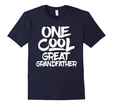 Mens One Cool Great Grandfather T Shirt - Fathers Day Gift Tee