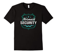 Mermaid Security Dad Son Party Swimming Pool Ocean T Shirt