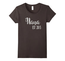 New Nana Established 2015 Grandbaby T-Shirt