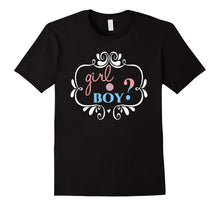 Boy or Girl Pregnancy Baby Announcement Gender Reveal Tshirt