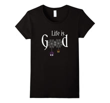 Funny Life Is Really Good Halloween Spider Web T-Shirt