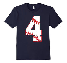 Cute Fourth Birthday Party 4th Baseball T-Shirt Born 2013
