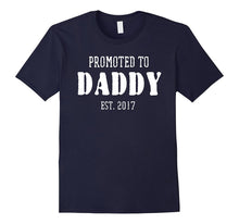 Men's PROMOTED TO DADDY EST. 2017 New Father T Shirt