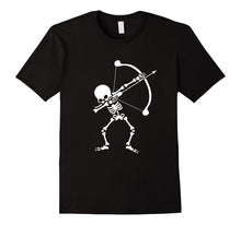 Archery Skeleton Dabbing Halloween Dab Dance T-Shirt