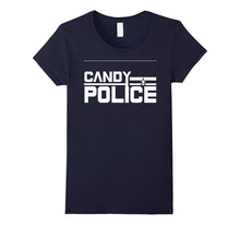 Candy Police Mom or Dad Halloween Costume Funny Tee
