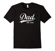 Mens Vintage Dad Est. 2016 - New Dad T-Shirt