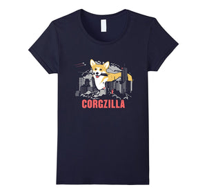 "Corgzilla" Funny Dog Corgi Lover T-Shirt