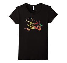 Flying Airplane Digital Art T-Shirt for Airplane Lovers