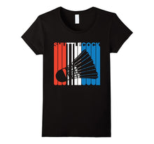 Retro RWnB Shuttlecock Silhouette T-Shirt
