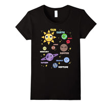 Cute Solar System Shirt Kids Toddlers Astronomy