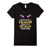 I'm Really a Dragon Halloween Costume Shirt Easy Funny